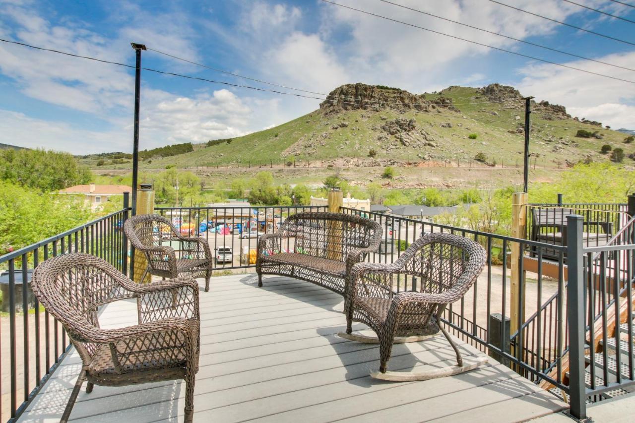 Central Lava Hot Springs Studio With Deck And Views! エクステリア 写真