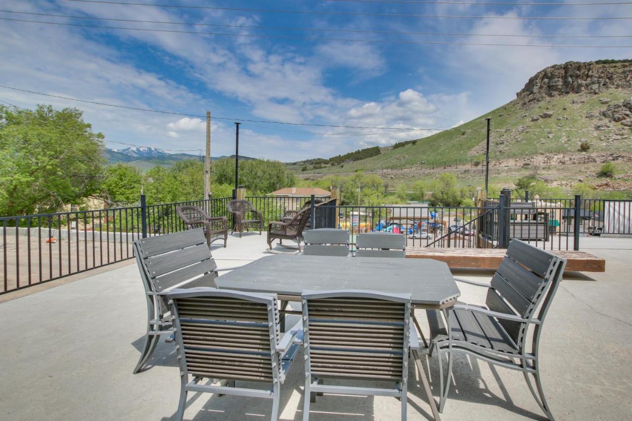 Central Lava Hot Springs Studio With Deck And Views! エクステリア 写真
